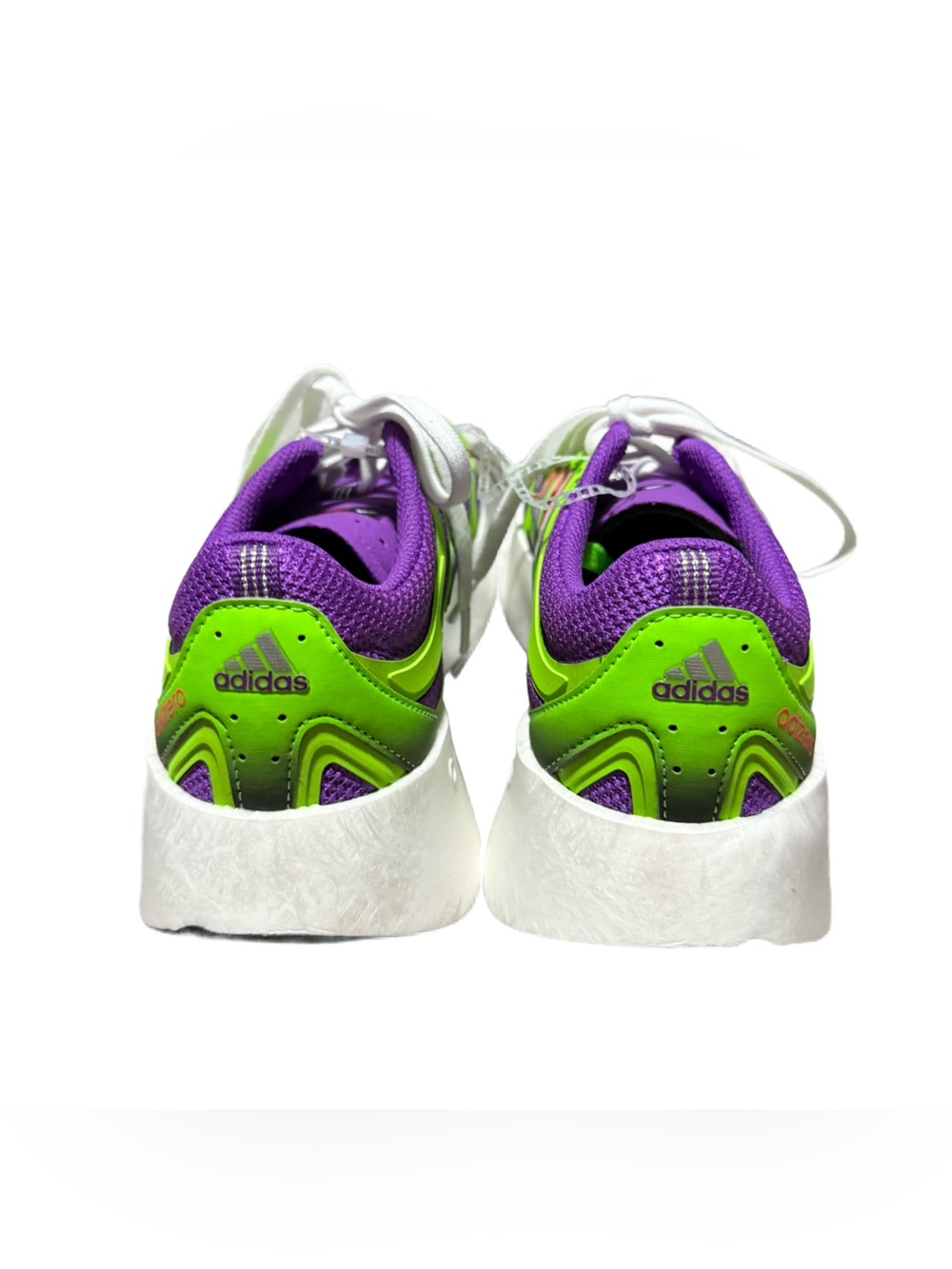 adidas Adizero Aruku Lace Up Women's 7.5 Green Purple Sneakers Athletic JP556 NW - Picture 4 of 7